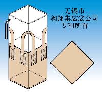 方形广口袋